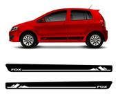Faixa Fox 2012/ Adesivo Lateral Portas Preto, Prata E Cinza