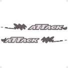 Faixa Frontier Attack 2002 Até 2007 Adesivo Lateral Cinza