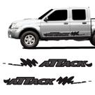 Faixa Frontier Attack 2002 Até 2007 Adesivo Lateral Portas