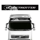 Faixa Globetrotter Volvo FH NH FM Adesivo Teto Preto e Cinza
