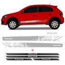 Faixa Gol Rallye G6 2015/ Adesivo Prata + Soleira Protetora