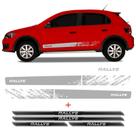 Faixa Gol Rallye G6 2015/ Adesivo Prata + Soleira Protetora