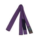 Faixa Jiu Jitsu Roxa Com Ponta Preta Padrão Shiroi