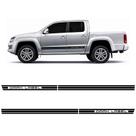 Faixa Lateral Amarok Dark Label 2015/2016 Adesivo Preto Par