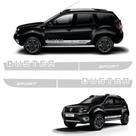 Faixa Lateral Duster Sport 2012/2020 Adesivo Lateral Prata