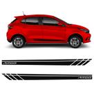 Faixa Lateral Fiat Argo 2018 2019 2020 2021 Adesivos Preto