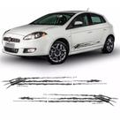 Faixa Lateral Fiat Bravo Wolverine 2014/ Adesivo Grafite