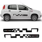 Faixa Lateral Fiat Uno Sporting Adesivo Preto Decorativo Faixa Lateral Fiat Uno Sporting Adesivo Preto Decorativo