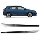 Faixa Lateral Onix Turbo Hatch 2020 Adesivo Decorativo Preto