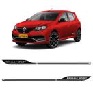 Faixa Lateral Sandero Renault Sport 2020/2021 Adesivo Preto Faixa Lateral Sandero Renault Sport 2020/2021 Adesivo Preto