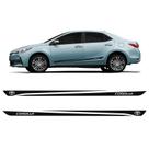 Faixa Lateral Toyota Corolla 2009/2020 Adesivo Preto