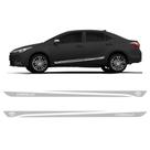 Faixa Lateral Toyota Corolla 2009/2022 Adesivo Prata