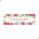 Faixa Mensagem para a Mãe Dia das Mães 300x80cm