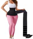 Faixa Modeladora Abdominal 4 m Preta Plus Size Faixa Modeladora Abdominal 4 m Preta Plus Size