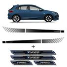 Faixa Onix Turbo Hatch 2020 + Soleira Protetora Black Faixa Onix Turbo Hatch 2020 + Soleira Protetora Black