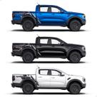 Faixa Para Ranger Raptor 2022/2024 Adesivo Lateral Cinza