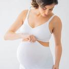 Faixa para sustentação barriga de gestante grávida Belly Band Branca Medela Tam. G