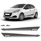Faixa Peugeot 208 Sport 2014 à 2020 Adesivo Grafite Lateral Faixa Peugeot 208 Sport 2014 à 2020 Adesivo Grafite Lateral