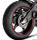 Faixa Refletiva De Roda Para Moto Aro 14 15 16 17 18 19 20 21 - 5mm Faixa Refletiva De Roda Para Moto Aro 14 15 16 17 18 19 20 21 - 5mm
