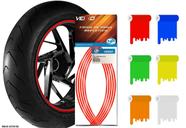 Faixa Refletiva De Roda Para Moto Aro 14 15 16 17 18 19 20 21 - 7mm