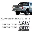 Faixa S10 Prata Chevrolet Advantage 2009/2011 + Flex Power