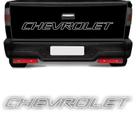 Faixa Tampa Traseira S10 1999/2005 Chevrolet Adesivo Branco