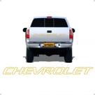Faixa Tampa Traseira S10 1999/2005 Chevrolet Adesivo Dourado