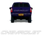Faixa Tampa Traseira S10 1999 Até 2005 Adesivo Chevrolet