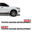 Faixa Toyota Hilux Racing Development Preto - Genérico