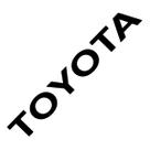 Faixa Traseira Adesivo Toyota 2009 2010 2011 2012 - Preto