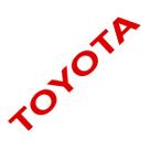 Faixa Traseira Adesivo Toyota 2009 2010 2011 2012 - Vermelho