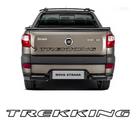 Faixa Traseira Fiat Strada Trekking Adesivo Preto Decorativo