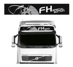 Faixa Volvo Fh Special Edition Adesivo Quebra-sol Prata