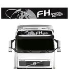 Faixa Volvo Fh Special Edition Adesivo Quebra-sol Prata