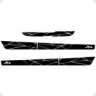 Faixas Compatível Com Ka Hatch 2015/ Lateral/traseiro Preto