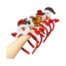 Faixas De Cabelo De Natal 5 Peças: Boneco De Neve, Rena E Papai Noel Para Lembrancinhas De Festa E