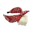 Faixas De Cabelo Vintage Elegantes Com Estampa Boho E Laço Largo Para Mulheres E Meninas, Acessórios