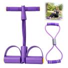 Faixas Elásticas MIRJXB Kit com Pedal de 6 Tubos e Figura 8 Roxo Faixas Elásticas MIRJXB Kit com Pedal de 6 Tubos e Figura 8 Roxo