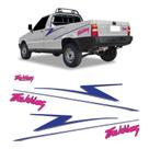 Faixas Fiorino Trekking Pick-up 1996 Lx Adesivos Azul/rosa