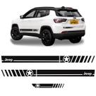 Faixas Jeep Compass Adesivos Estrela Decorativo Preto