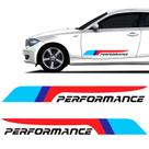 Faixas Performance P/ Bmw Flecha Lateral Preto Genérico