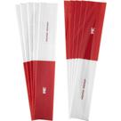 Faixas Refletivas Autoadesivas para Caminhões e Ônibus 305mm X 50mm Branco e Vermelho Kit com 10 Faixas Refletivas Autoadesivas para Caminhões e Ônibus 305mm X 50mm Branco e Vermelho Kit com 10