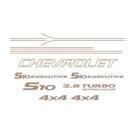 Faixas S10 Executive 2003/2006 Cs Emblema Modelo Original