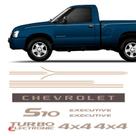 Faixas S10 Executive 2007/2008 Emblemas Cabine Simples Gm