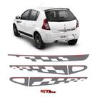 Faixas Sandero Gt Line 2013 Adesivo Lateral Traseiro Grafite