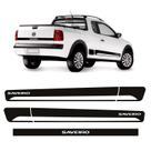 Faixas Saveiro G5 G6 2014/ Adesivos Lateral E Traseiro Preto Faixas Saveiro G5 G6 2014/ Adesivos Lateral E Traseiro Preto