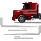 Faixas Scania 112 113 1986/1991 T Intercooler Adesivos Cinza