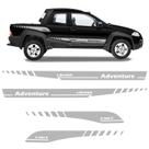 Faixas Strada Adventure Locker 2008/ Adesivo Cinza Lateral