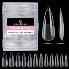 Fake Nails UNA GELLA Stiletto 216 unidades de acrílico de capa completa