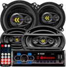 Falante 6x9 + 5 Pol + Rádio Bluetooth Carro Usb 340w Revo Falante 6x9 + 5 Pol + Rádio Bluetooth Carro Usb 340w Revo